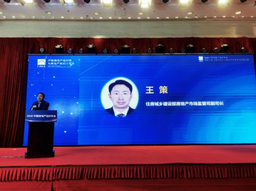 潘世炳在2020中国房地产估价年会上作主题演讲